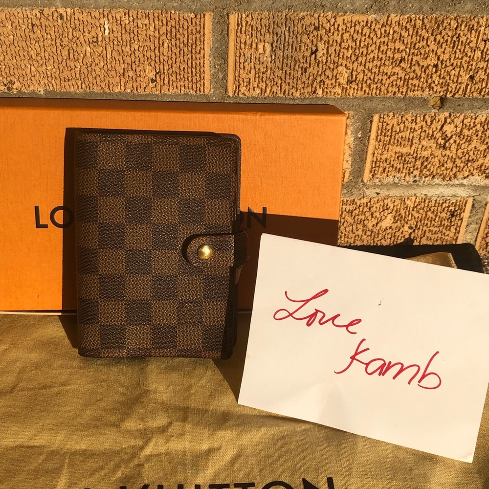 Authentic Louis Vuitton Agenda PM Damier